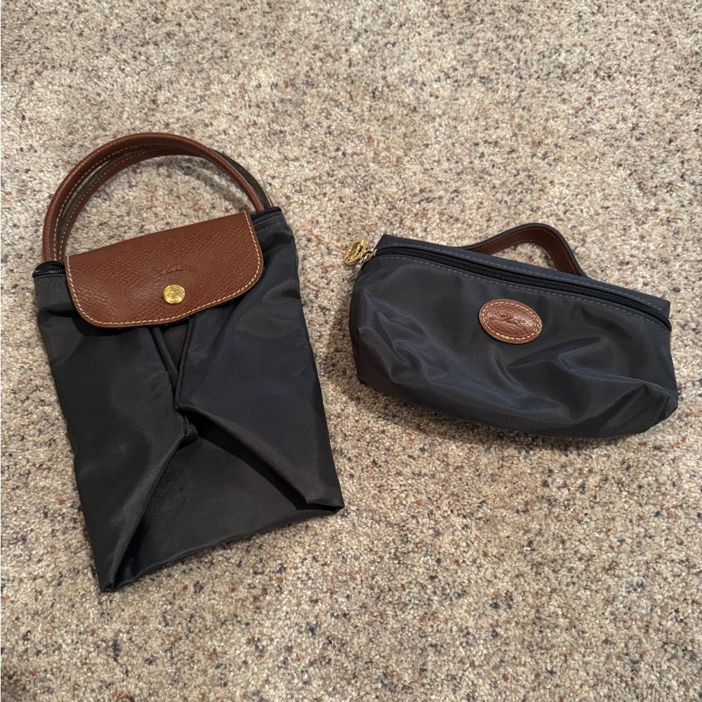 Longchamp Le Pliage Small bag and pouch Set
